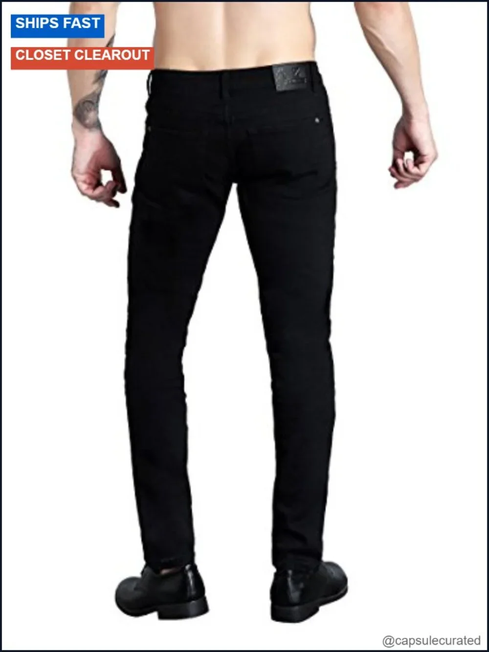 Men's Skinny Slim Fit Stretch Denim Jeans Pants